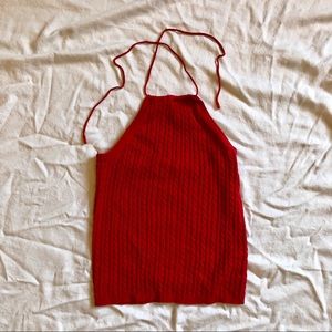 Gap Red Halter Top